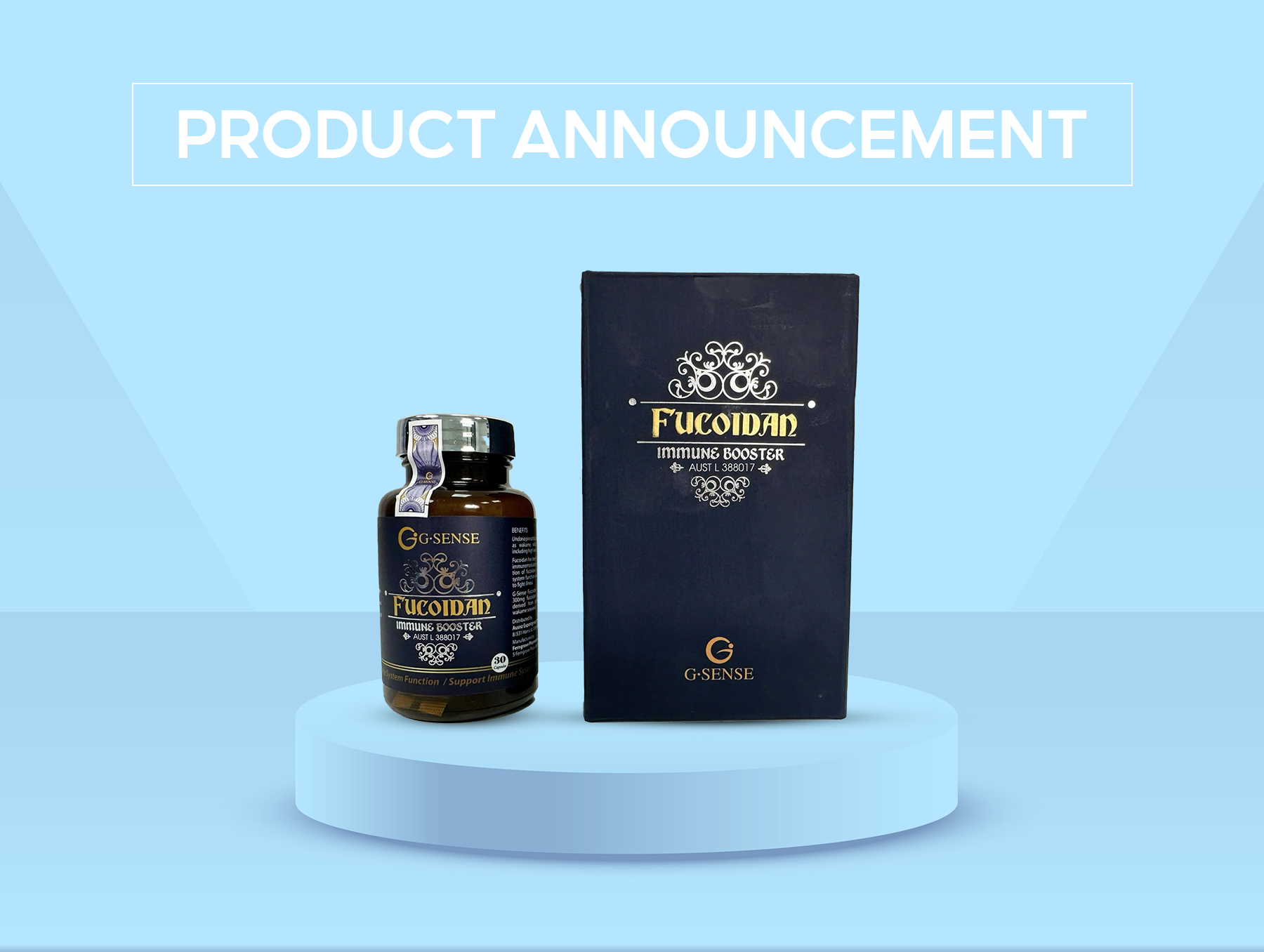 Product Announcement G-Sense Fucoidan