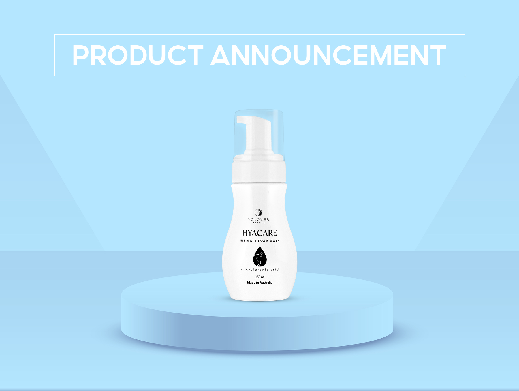 Product Announcement Hyacare Intimate Foam